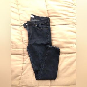 Loft outlet dark wash Modern skinny jeans